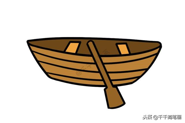 帆船简笔画带颜色，帆船简笔画（小舟、轮船、帆船、游轮~值得收藏）