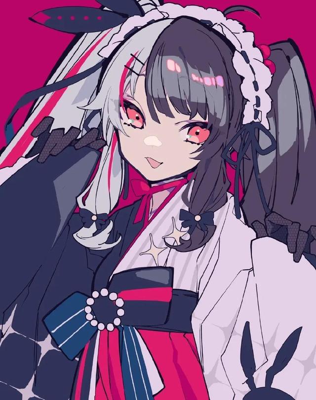 画师:望月けい，微信头像，画师:望月けい（这种线条硬朗独特画面美感）