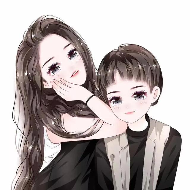漫画情头✨，微信头像，漫画情头✨（一张张美丽冻龄的卡通情侣微信头像）