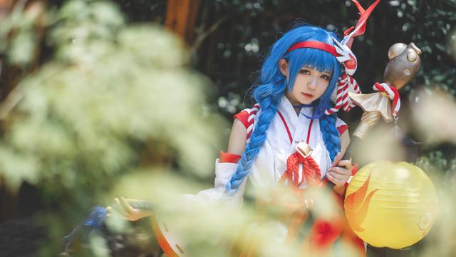 王者大乔动漫图片，大乔的动漫图片（三组不错的国产游戏《王者荣耀》角色“大乔”COSPLAY作品欣赏）