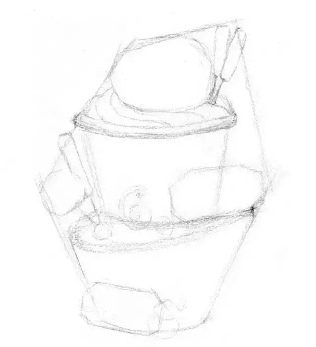 怎么画糖果简笔画，怎么画糖果简笔画可爱（素描：糖果冰激凌只需六步）