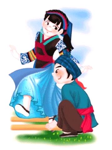 56个民族服饰图片大全，56个民族服装图片（五十六个民族精美人物服饰造型插画）