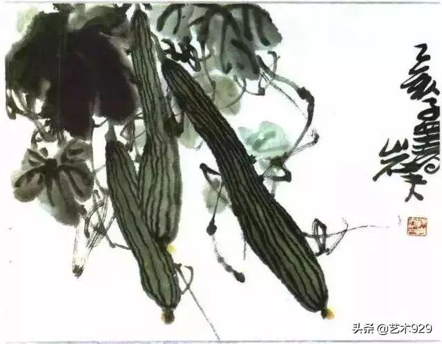 丝瓜喜欢阴还是阳，丝瓜苗喜阳还是阴（一教就会，国画丝瓜的写意画法）