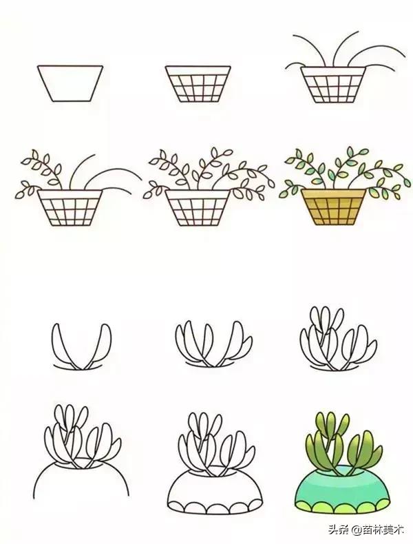 植物简笔画如何画,植物简笔画如何画图片(还能教孩子认植物) 植物简笔画如何画,植物简笔画如何画图片(还能教孩子认植物)