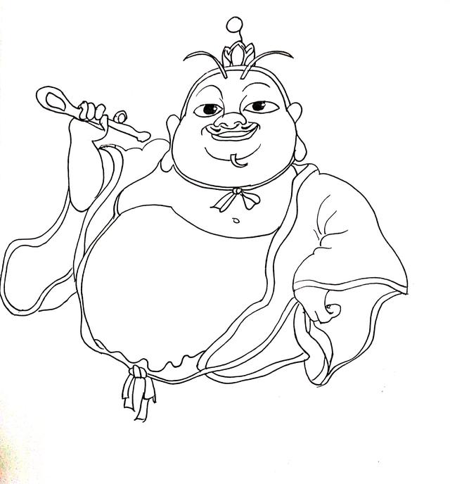 哪吒简笔画大全，怎样画哪吒的简笔画（《哪吒之魔童降世》之太乙真人简笔画）