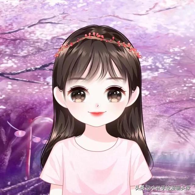 微信女生头像，微信女生头像背影（可可爱爱的卡通女生微信头像）