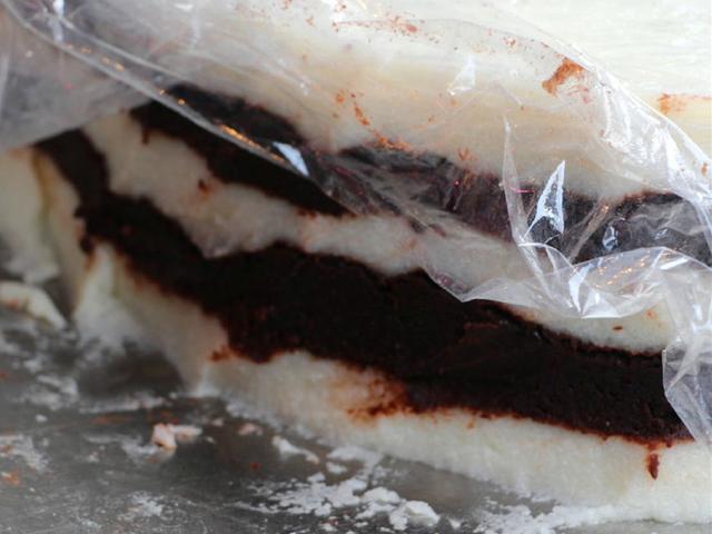 红豆沙切糕怎么做，豆沙糯米切糕（教你在家做江米切糕）