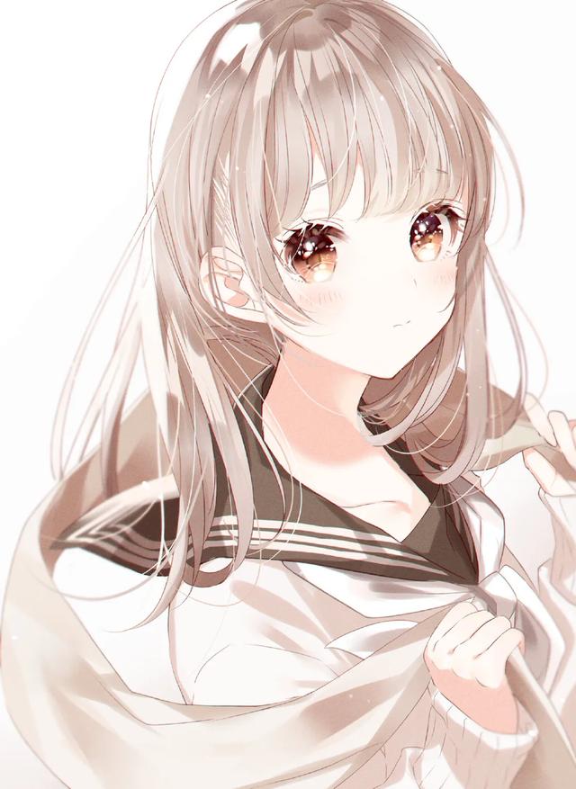 可爱二次元头像，可爱二次元动漫头像微信（小清新风格动漫二次元可爱少女插画手绘）