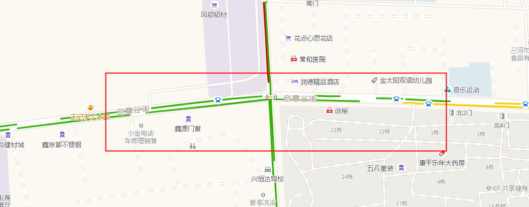 金玉源（燕郊多条公交修路绕行）