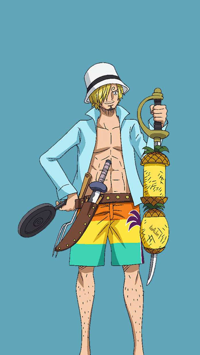 手机壁纸(海贼王之山治)
