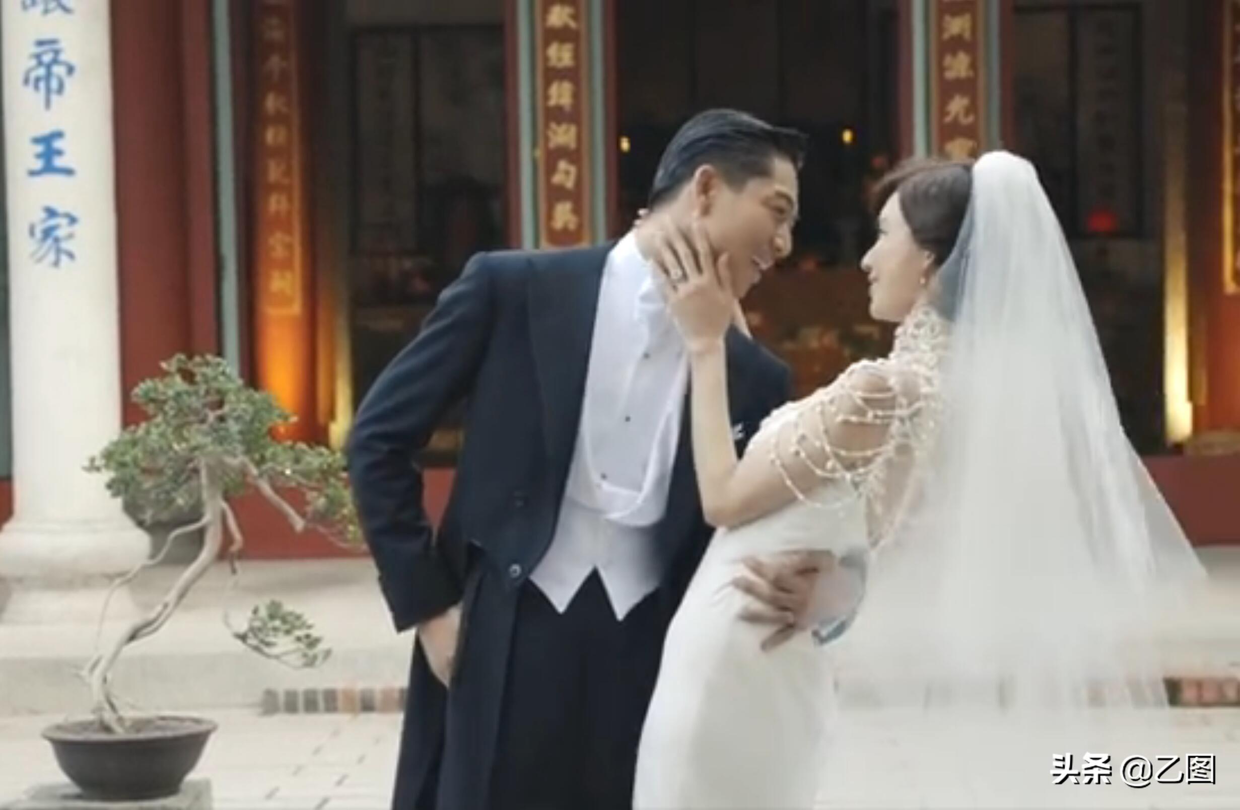林志玲和黑泽良平在台南举行大婚，甜蜜亲吻，网友：祝福祝福