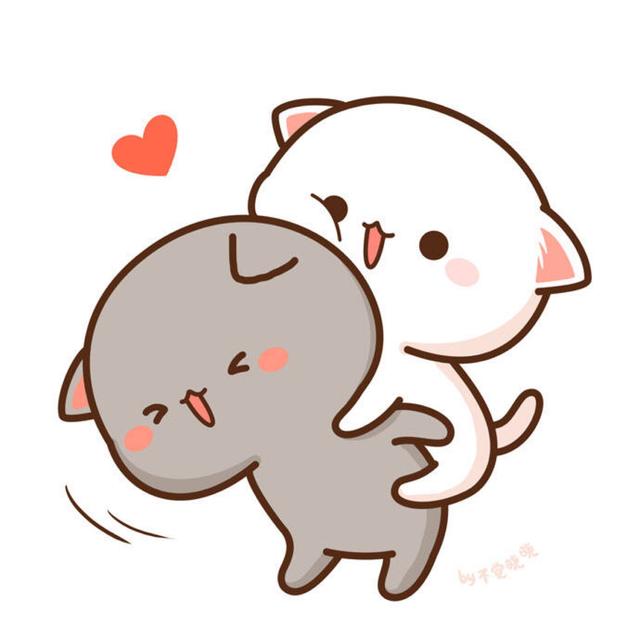 蜜桃猫情侣头像，蜜桃猫微信（我的上眼皮爱上了下眼皮）