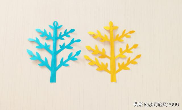 剪纸怎么剪树叶，剪纸怎么剪树叶视频教程（大树的剪纸教程）