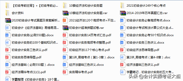 初级会计讲义（2022年初级会计实务易错易混点合集）