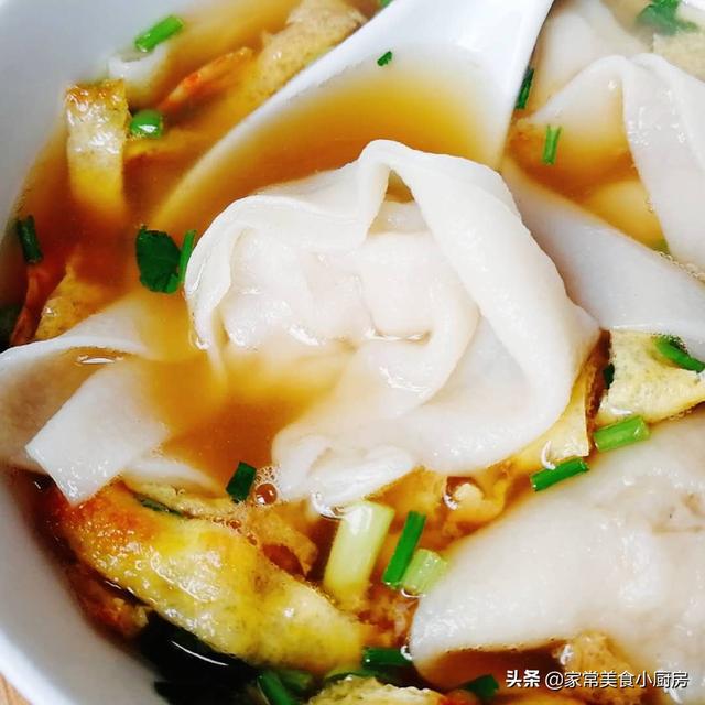 又薄又滑的馄饨皮怎么做，在家也能做出薄皮大馄饨