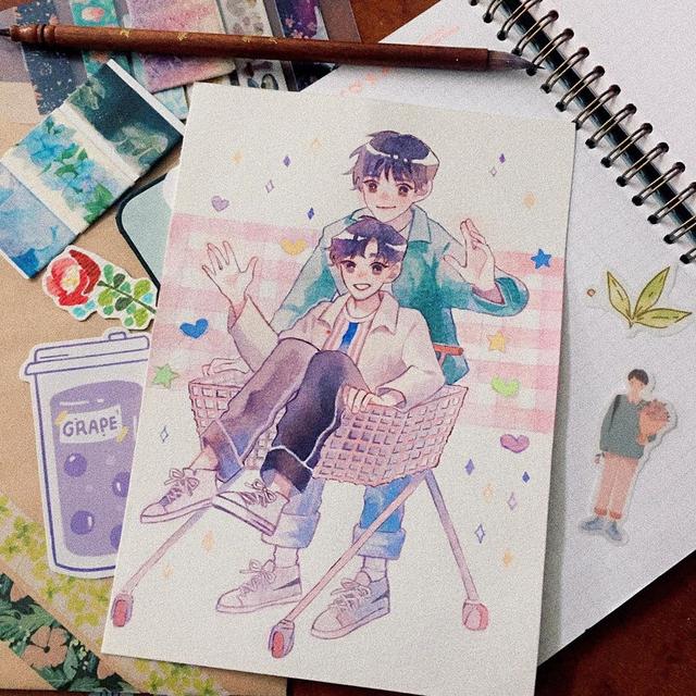 水彩画古风人物教程，水彩画人物教程（这样的水彩好想画）