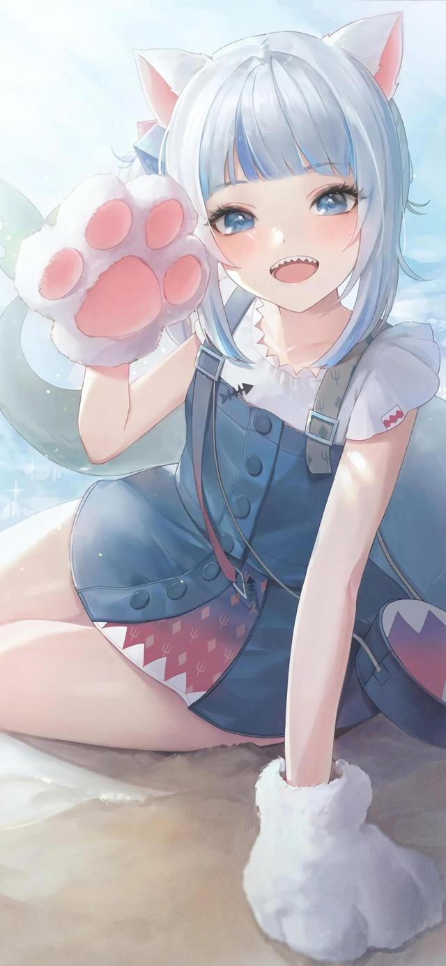 鲨鱼娘-噶呜古拉 小鲨鱼，微信头像，鲨鱼娘-噶呜古拉 小鲨鱼（美图壁纸第72期）