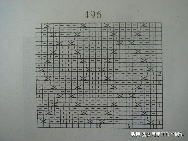 十种简单毛衣花样图解，毛衣新款花样编织教程（15个棒针编织花样）