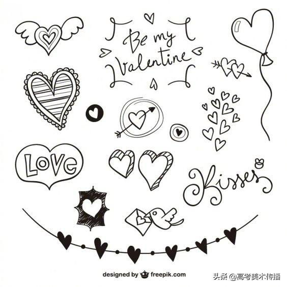 100种美食简笔画，中国美食简笔画100张（一组超全的食物简笔画参考）