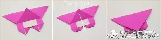手工折纸折书签教程，折纸手工简单书签（DIY手工制作教程）