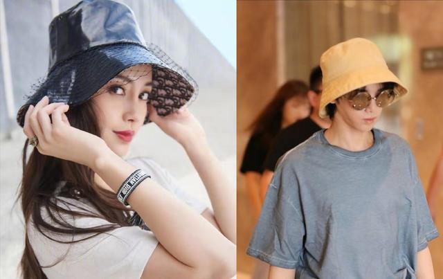 黑色帽子搭配，黑色帽子搭配浅色衣服（吴谨言的效果，差异不是一般大）