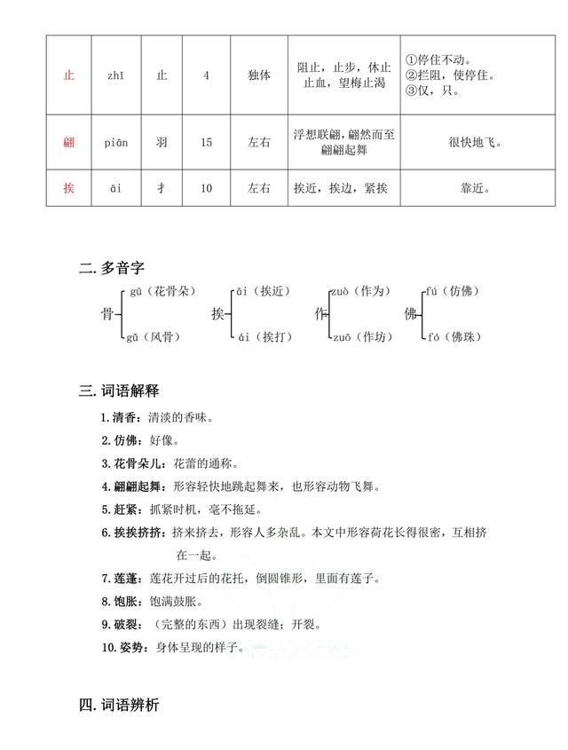 独角仙的特点是什么，独角仙的特点是什么什么,分别用了什么什么什么的方法（三年级语文下《第一单元课堂笔记》三个版本）