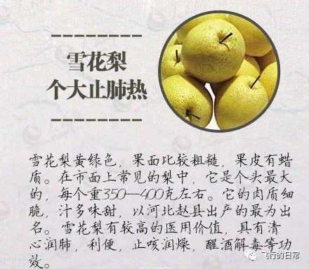 丰水梨的功效，吃丰水梨的好处与坏处（史上最全梨子功效）