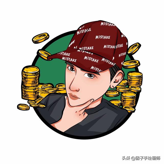 贰迟  酷拽ins风嘻哈男头，微信头像，贰迟  酷拽ins风嘻哈男头（爱玩一组机车）