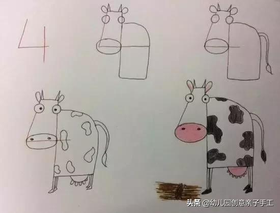 用数字画小动物，数字画老鼠（寥寥几笔画出这些可爱的动物）