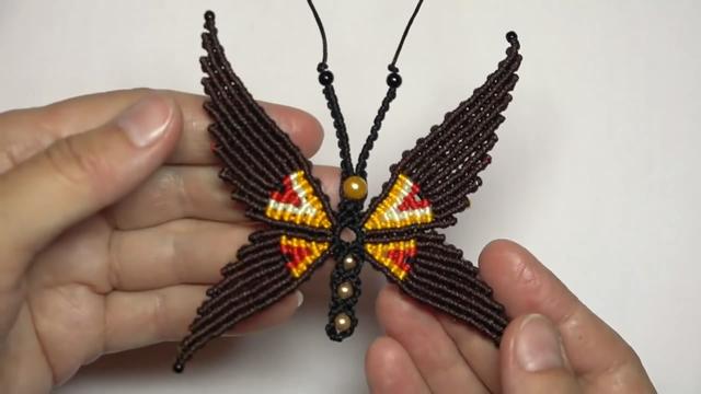 手工绳蝴蝶的编法,手工绳子的各种编法蝴蝶(带你学习如何编制蝴蝶的