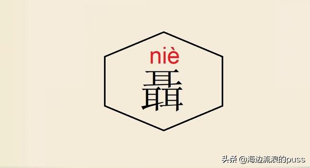 聂怎么读音，这些异体字和生僻字