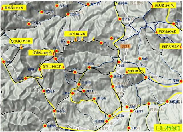 房山白云坨历史，北京及周边千米高山穿越路线概述