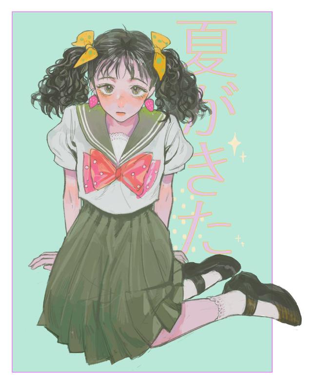 动漫头像/复古风微信，动漫头像/复古风（动漫风女生插画头像）