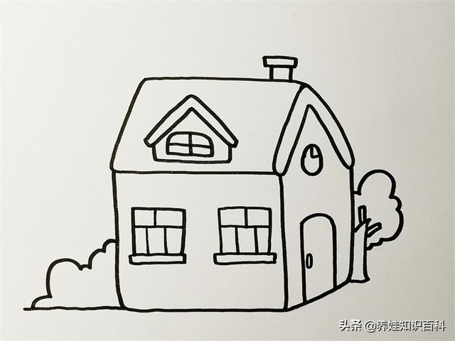 想象中的房子怎么画图片