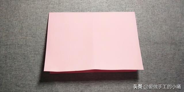 超简单超漂亮折叠贺卡怎么做，手工：贺卡折纸图解