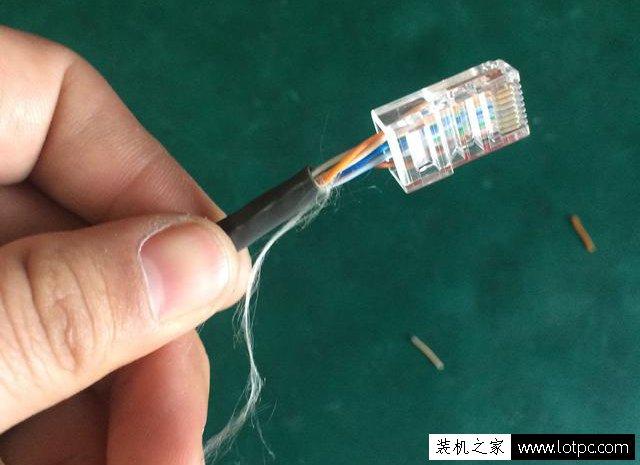 网线水晶头接线顺序图，网线水晶头接法顺序口诀（电脑网线水晶头接法图解教程）