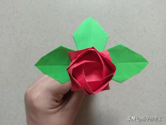 正版川崎玫瑰折法图解，川崎玫瑰折法（详细的图文教程来了）