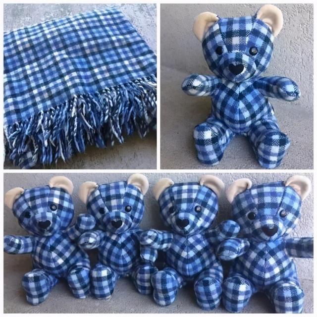 旧衣服怎样巧妙处理或利用，旧衣服怎么合理利用（妈妈把孩子的旧衣服变成了小熊玩偶）