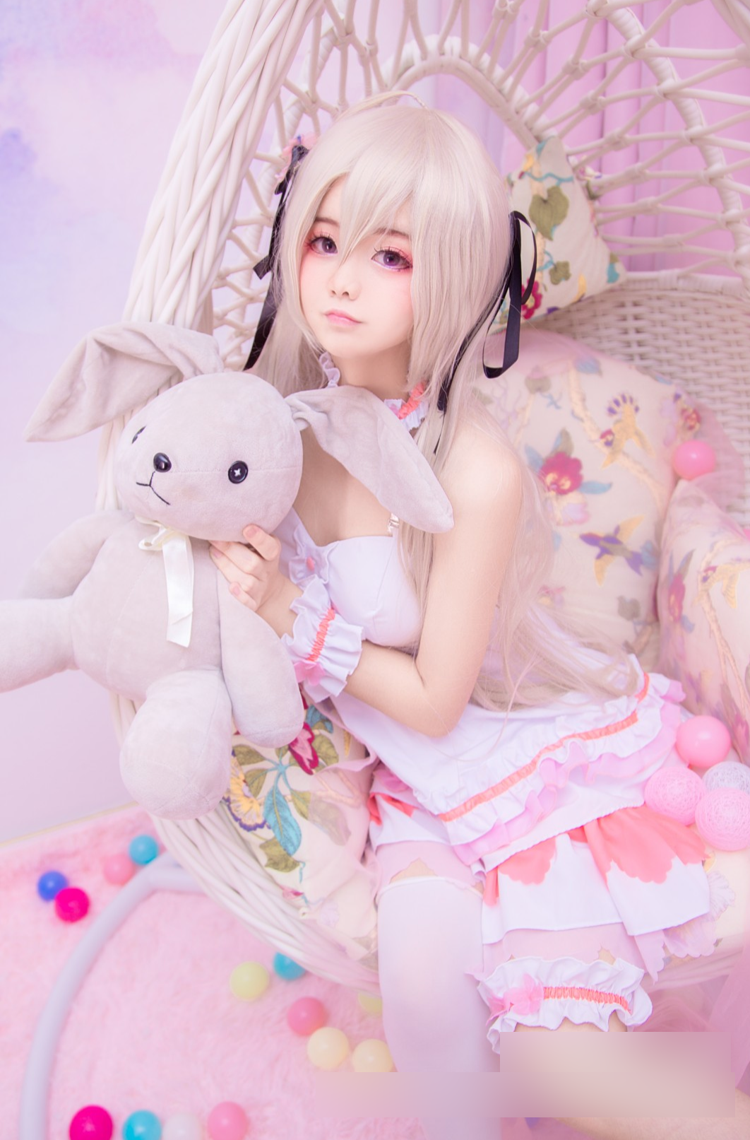 来自国内的三位高颜值妹子cos的日本人气动漫角色"春日野穹"