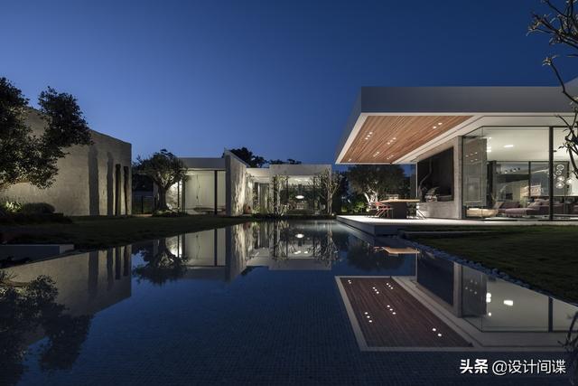 别墅窗帘如何挑选，别墅窗帘如何挑选尺寸（拉开窗帘就能欣赏风景的L型豪宅）