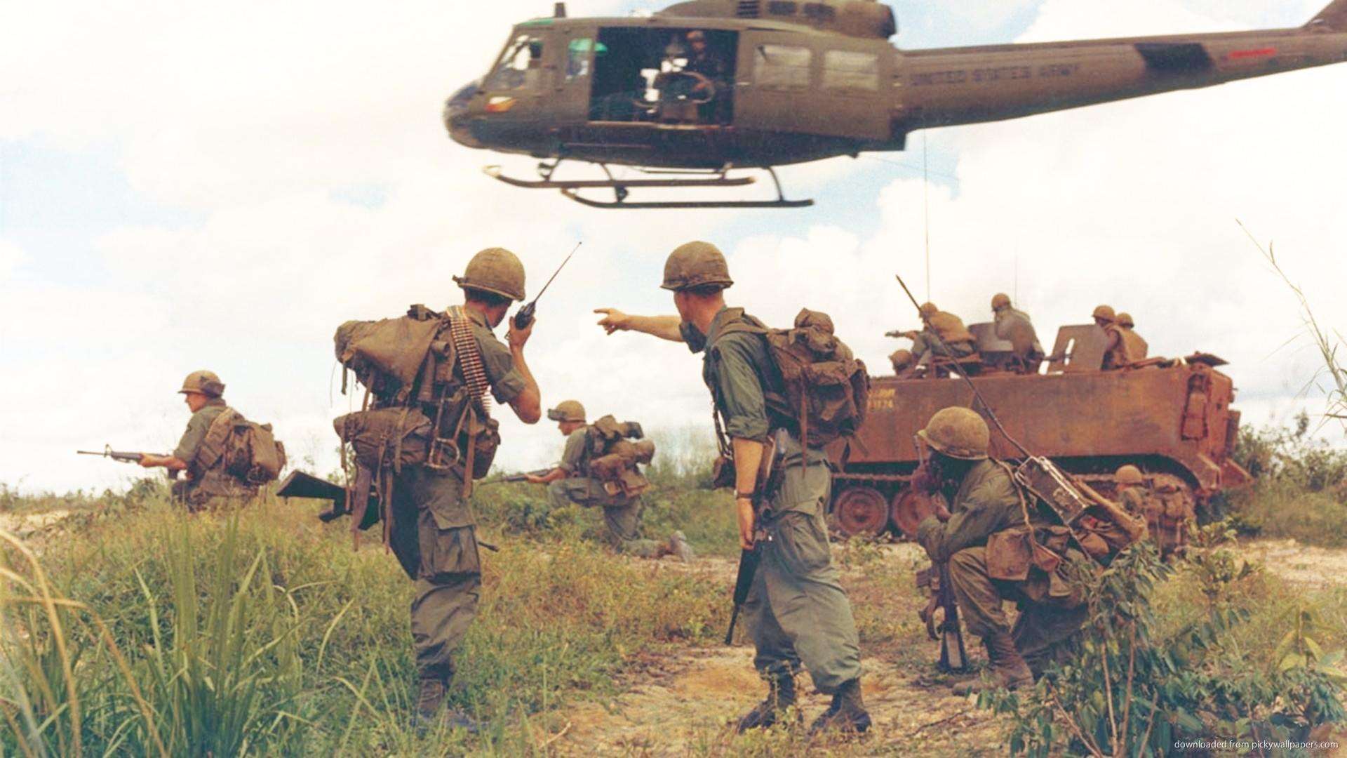 持续二十年的越南战争,以美国的主动退兵结束,随即北越坦克攻入了南越