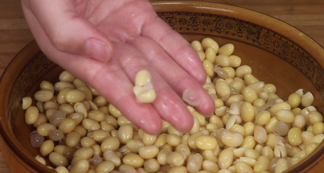 黄豆酱制作的方法和步骤（吃早餐配饭都很棒）