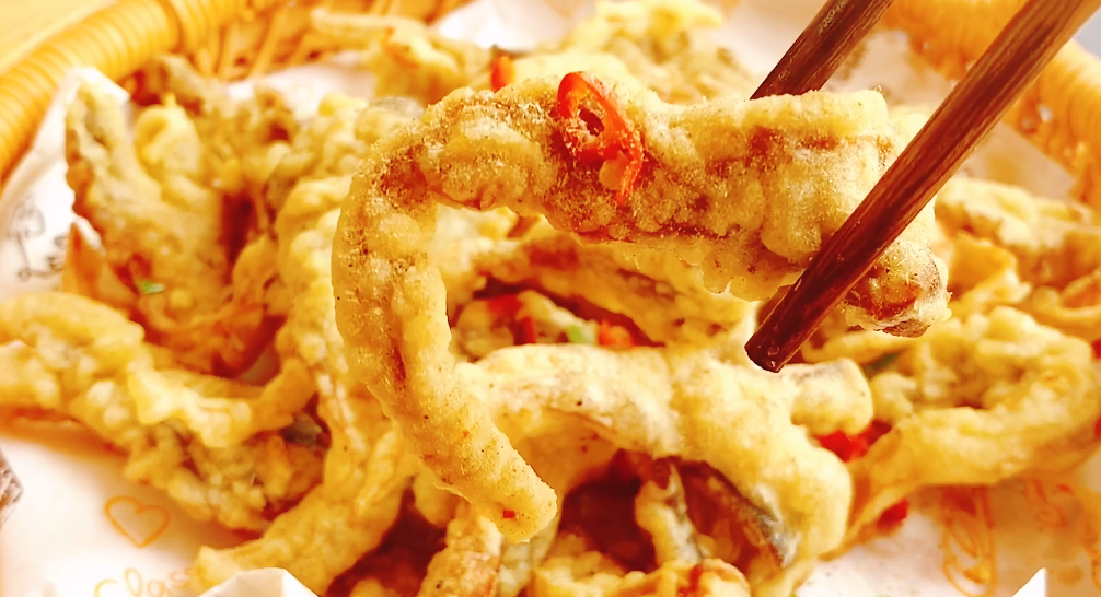 圖片[6]-【椒鹽干炸蘑菇】做法步驟圖 要不要焯水？手把手教你 外酥里-起舞食譜網