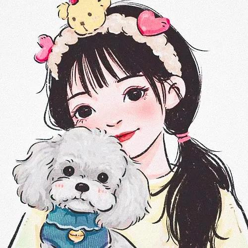 闺蜜头像可爱卡通呆萌，卡通可爱闺蜜头像微信（可爱卡通头像）