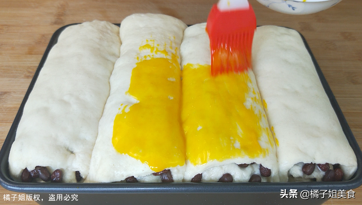 圖片[7]-【紅豆卷】做法步驟圖-起舞食譜網