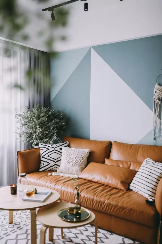 如何选择墙面漆颜色，一面墙刷多种颜色