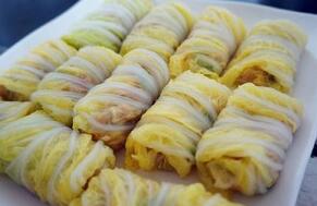 圖片[7]-【白菜肉卷】做法步驟圖 孩子常吃身體好 一周吃3次不夠-起舞食譜網