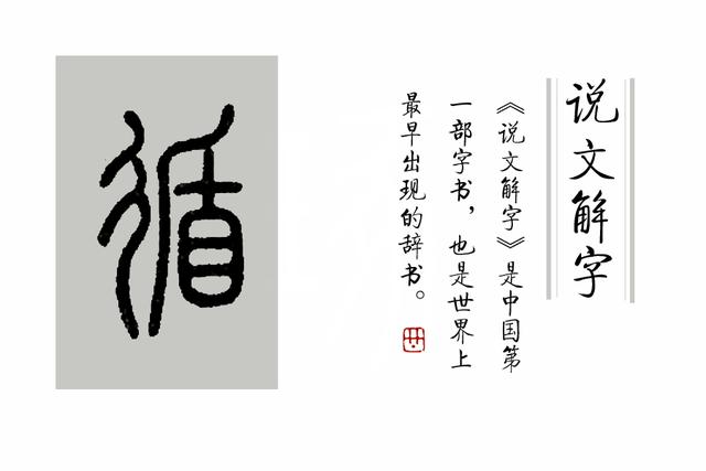 循什麼意思解釋,循字筆畫筆順(《說文解字》第293課)