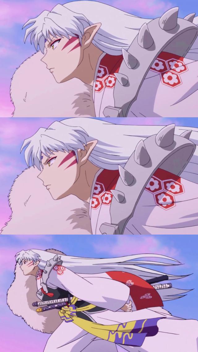 手绘插画头像微信，手绘插画头像（犬夜叉和杀生丸殿下系列壁纸背景头像手绘插画合集）