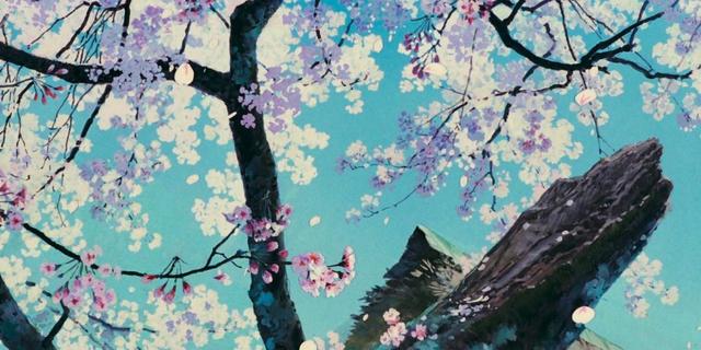 动漫背景图，动漫背景图 梦幻（宫崎骏动漫世界场景背景图）